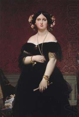 Portrait of Ines Moitessier (mk04), Jean Auguste Dominique Ingres